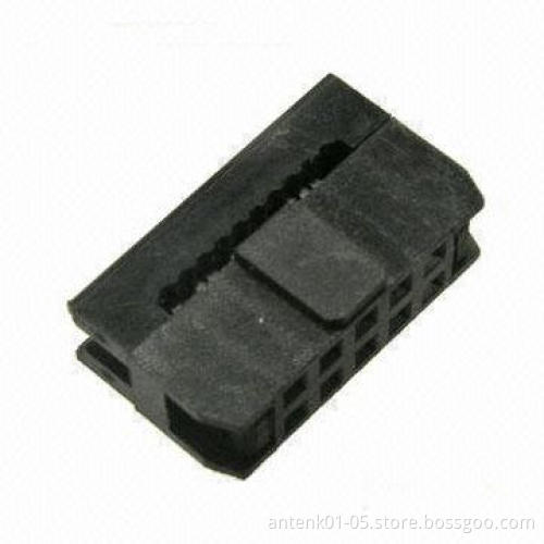 2.0mm IDC Socket Connector with Brass Contact, Used for Ribbon Cables